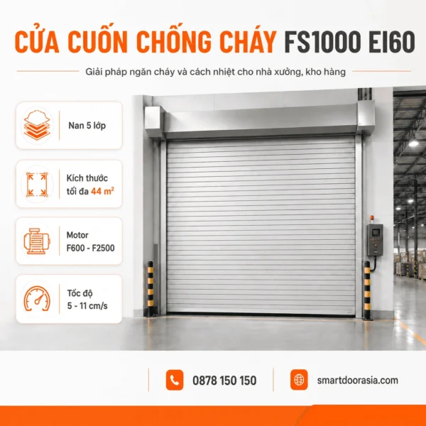 Cửa cuốn chống cháy FS1000 EI60