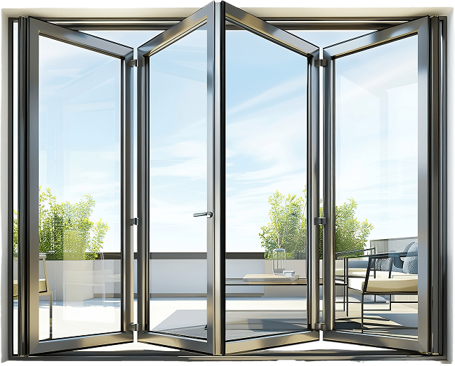 Aluminum doors
